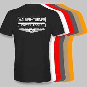 Walker Turner Power Tools Retro T-Shirt - delta stanley jet rockwell